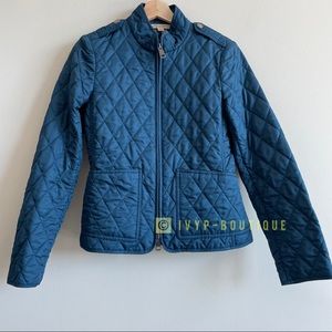 Burberry Brit Diamond-Quilted Jacket